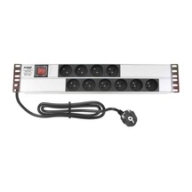 Amp Connect 19" 2u 10'lu Fransız Ups On / Off Anahtarlı Kabinet Grup Prizi Pdu -16a