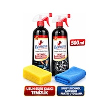 Premium Jant Temizleyici Parlatıcı Döşeme Koltuk Temizleyici Süngerli Bez 500ml Spreyli Etkili - 656663095 Diğer