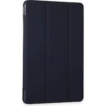 Mey İthalat Samsung Uyumlu Galaxy X610 Tab S9 Fe Plus 12.4 Kılıf Tablet Smart Kılıf - Lacivert