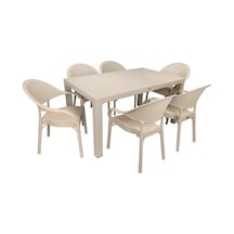 Luna Elit Rattan 90x150 Eylül Koltuk Masa Takımı Çölbeji