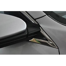 Honda Civic Uyumlu 2016-2021 Krom Cam Çıtası 8 Parça Paslanmaz  Çelik