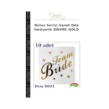 Delux Serisi Sanat Oda Hediyelik Dövme Gold