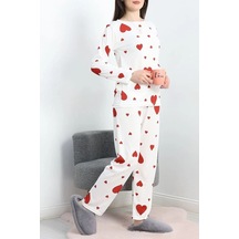 Seka Pegasus Alt Üst Aynı Pijama Takımı Beyazbordo - 50749.1048. Çok Renkli