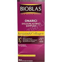 3 Adet Bioblas Keratin & Kolajen Onarıcı Ve Dolgunlaştırıcı Şampuan 360 Ml