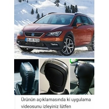 Dsg ,Seat Leon Otomatik Vites Topuzu Kılıfı Gerçek Deri El Yapımı