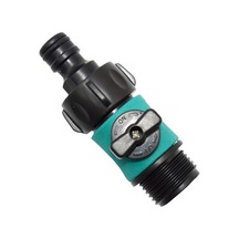 Plastik Vana 3/4 Inç Erkek Konu Hızlı Bağlantı Araba Yıkama Bahçe Sulama Boru Bağlantı Parçaları Uzatma Hortum Anahtarı 1 Adet 3072 Diğer