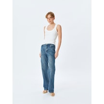 Koton Slim Fit Kolsuz U Yaka Kadın Fitilli Atlet Kırık Beyaz 5sak10135ek Ekru