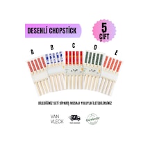 Chopstick Çin Çubuğu Çok Amaçlı Yemek Çubuğu Sushi, Noodle, Uzak Doğu Mutfağı Çok Renkli