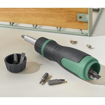 Mıknatıslı Cırcırlı Tornavida, 8 Değiştirilebilir Uç