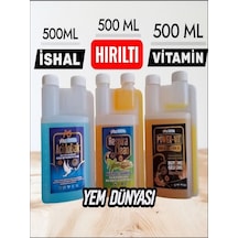 3'lü Kanatlı Bakım Seti Hırıltı, Ve Vitamin Takviyesi 3x500