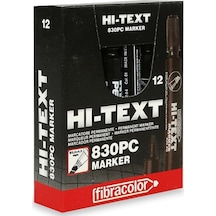 Hi-Text 830 C Permanent Koli Kalemi Kesik Uç Siyah-12'Li N11.2211 Hi-Text 830 C Permanent Koli Kalemi Kesik Uç Siyah-12'Li N11.2211