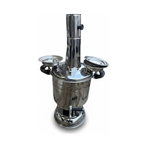 Tr Atasoyticaret Saygılı 6 Litre Paslanmaz Krom Semaver Kömür Semaveri Diğer