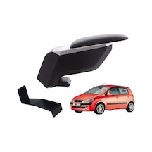 Hyundai Getz 2003-2012 Delmesiz Çelik Ayaklı Gri-siyah Kolçak Kol Dayama