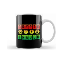 Crypto Trader Bitcoin Hodl Blockchain Colorful Kupa Bardak Porselen Karışık
