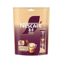 Nescafe 3ü1 Arada Gold Yoğun Çoklu Paket 10 X 17.6 G - 8 Adet Tarı Çözünebilir