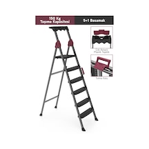 Perilla Comfort 5+1 Geniş Basamaklı Kolay Taşıma Aparatlı Merdiven
