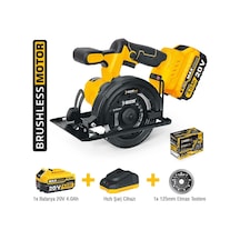 Sgs Akülü Granit Mermer Kesme Makinesi Seti 125 Mm 1 4.0 Ah Kömürsüz Motor