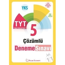 Tyt 5 Çözümlü Deneme Sınavı Palme Yayınevi