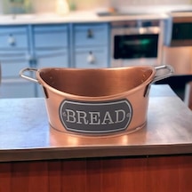 Deconox Gondol Lüks Ekmek Sepeti Bakır Kaplama İnceliği, Galvaniz Dayanıklılığı Ve Lüks Tasarımıyla Gondol Lüks Ekmek Sepeti A