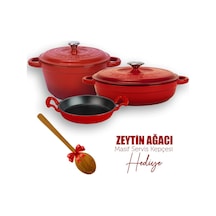 Lava Döküm 3x New Heritage Serisi Döküm Demir Tencere Tava Seti 001