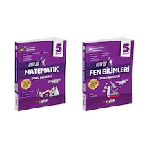 Gizli 2025 5. Sınıf Matematik + Fen Bilimleri Usta İşi Soru + Kavram Haritası Seti 2 Kitap