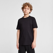 Lescon Siyah Çocuk Kısa Kol T-shirt 25s-3260-25n