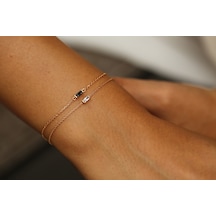 Reis Kuyumculuk T1568 Baget Swarovski Bilezik Altın Bilezik