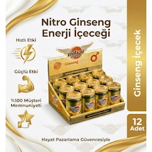 Nitromax Ginseng +18 Performans Enerji Içeceği - 12 Adet Gizli Gönderim