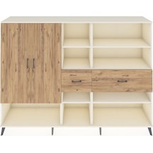 Hyperion Dolap 10 Raflı 2 Çekmeceli 2 Kapaklı 220x44x163 Aytaşı-çam Atlas Çam - Aytası