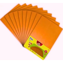 A4 Boy Düz Eva 10 Lu 1 Paket - Turuncu