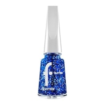 Yoğun Simli Şeffaf Oje - Glitter Nail Enamel - Gl07 Sapphire Shine - 8682536049832
