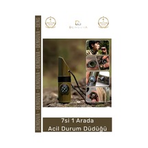 Düdük Deprem Kamp Outdoor Fener Sinyal Güvenlik Hayatta Kalma 7si 1 Arada Acil Durum Düdüğü