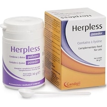 Candioli Herpless Toz Kedi İçin L-lizin Bağışıklık Destekleyici 30 Gr