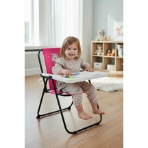 Exent Kids 2 6 Yaş, Rainbow Unicorn Katlanır Portatif Çalışma Masası Ve Sandalye Tak-çıkarmasa-pembe Siyah