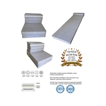 Tek Kişilik Katlanır Koltuk Katlanır Yatak Kanepe Yer Yatağı Tek Kişilik Gri-65x160x10 Cm
