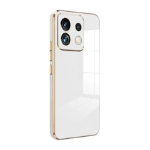 Xiaomi Poco M6 Pro 4g Kılıf Volet Silikon - Beyaz -