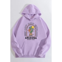 Unisex Arizona Baskılı Sweatshirt Kp-Kırmızı-Arizona Kırmızı Unisex Arizona Baskılı Sweatshirt Kp-Kırmızı-Arizona Kırmızı