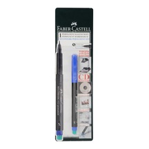 Faber Castell 1 Permanent Kalem Mavi Renk - 6 Adet Tarı