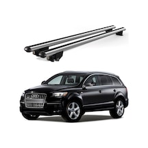 Kanca Audi Q7 2006-2015 Uyumlu Gri Kilitli Ara Atkı 120cm Port Bagaj Tavan Barı