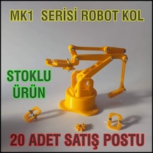 Arduino - Pic - Raspberry Pi [ Robot Kol Plastik Set ] Ekleme