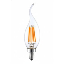 Rustik Kıvrık 4w E14 Led Ampul 400lm Tekli Paket