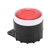 Sones Bj-1k Yüksek Desibel Aktif Buzzer Çift Sesli Elektronik Siren Alarm Duvara Monte Hırsızlık Önleyici Buzzer, Voltaj: 12v Kırmızı Beyaz Siyah