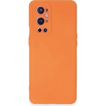 Durukar One Plus 9 Pro Kılıf Nano İçi Kadife Silikon - Turuncu