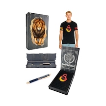 Galatasaray Logo Baskılı T-shirt + Kalem Kutulu 001