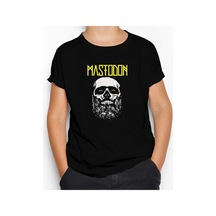Zepplin Giyim Mastodon Skull Siyah Çocuk Tişört Siyah