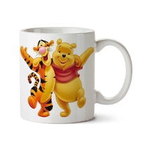 Winnie-the-pooh-free-png-ımage İki Tarafı Baskılı Kupa Bardak Çok Renkli