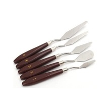 - Resim Spatula Seti, Metal Spatula 5'li Painting Knife Tek Ebat Tek Renk