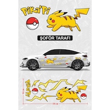Pıkachu Yan Gövde Kaplama Seti Şoför - 851706280