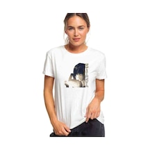 Anime Death Note Baskılı Beyaz Kadın Tshirt (534307782)