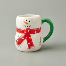Excellentt Houseware Kardan Adam Desenli Kupa - Asorti- 400 Ml Renkli